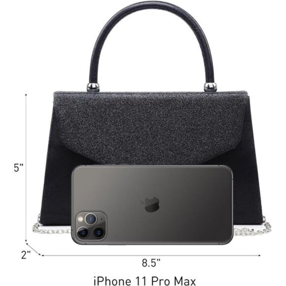 Dasein Women's Evening Bag Party Clutches Wedding Purses Cocktail Prom Handbags - Picture 4 of 6